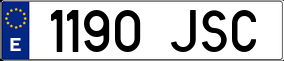 Truck License Plate